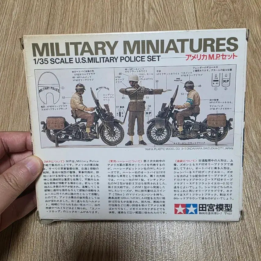 [BUNJANG] Tamiya 1/35 U.S. Military Police Set (Vintage Kit) / 고전프라 타미야 1/35 미군 헌병 MP 세트 구판