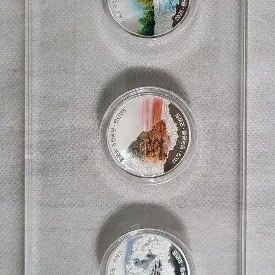 [BUNJANG] Bank of Korea 2022 National Parks Commemorative Silver Coin 3-Coin Set / 2022 한국은행 국립공원 기념은화 3종 세트