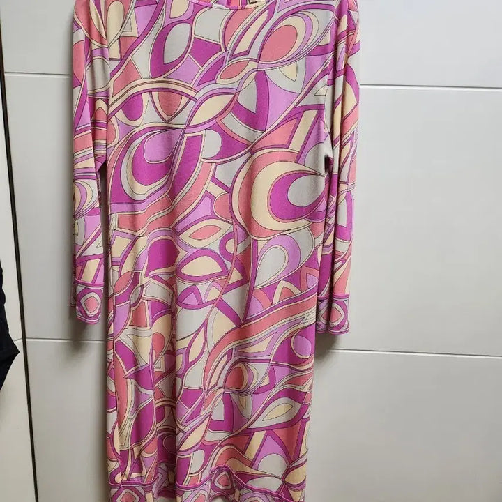 [BUNJANG] Michael Kors Emilio Pucci Print Midi Dress - Size S / 에밀리오 푸치 패턴 마이클코어스 원피스 s
