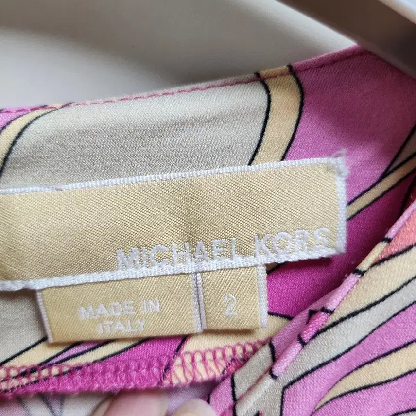 [BUNJANG] Michael Kors Emilio Pucci Print Midi Dress - Size S / 에밀리오 푸치 패턴 마이클코어스 원피스 s