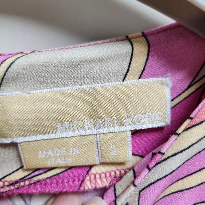 [BUNJANG] Michael Kors Emilio Pucci Print Midi Dress - Size S / 에밀리오 푸치 패턴 마이클코어스 원피스 s