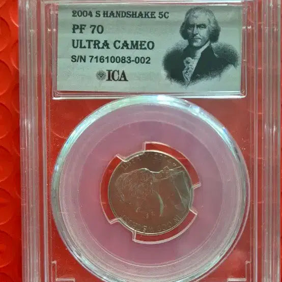 [BUNJANG] USA 2004 ICA Graded 5 Cents Coin PF 70 Ultra Cameo / 미국 2004년 ICA 등급 5센트