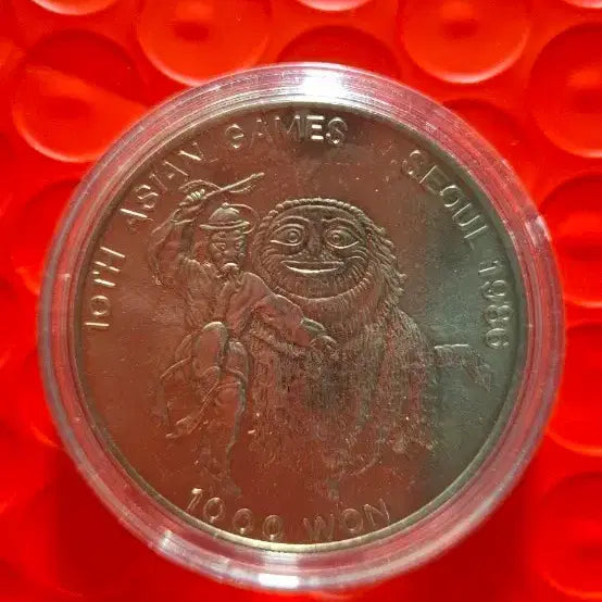 [BUNJANG] 1986 Seoul Asian Games Commemorative Coin (1000 Won) / 10회 서울 아시안게임 기념주화 1000원 미사용