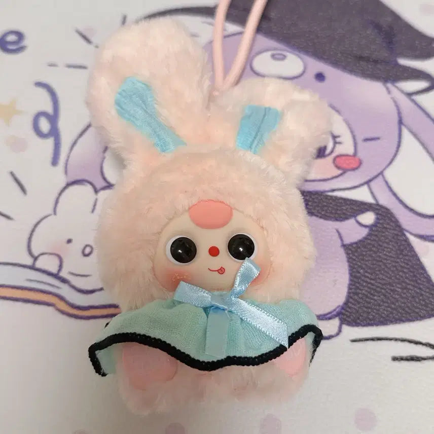 [BUNJANG] Baby3 Romance Mint Pink Bear Plush Toy / 베이비쓰리 로맨스 민트핑크