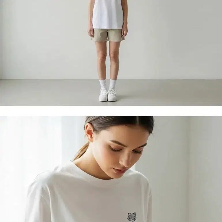 [BUNJANG] Maison Kitsuné Grey Fox Short Sleeve T-Shirt / 메종키츠네 그레이폭스 반팔티