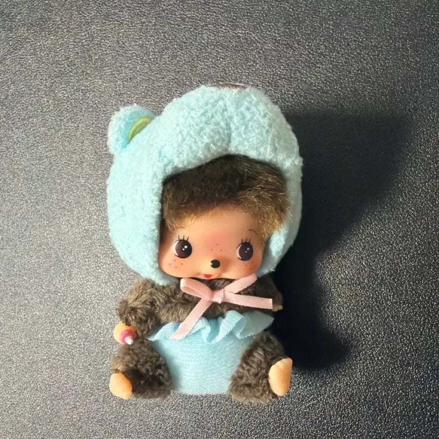 [BUNJANG] Animal Monchhichi Baby Monchhichi Keyring / 애니멀 몬치치 베비치치