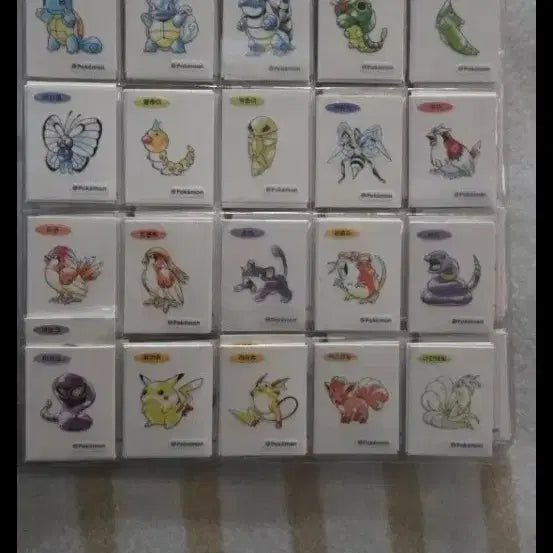 [BUNJANG] Pokemon Bread Stickers 30th Anniversary Artwork Set / 포켓몬 띠부씰 30주년 아트웍 100종세트시즌5 150종세트