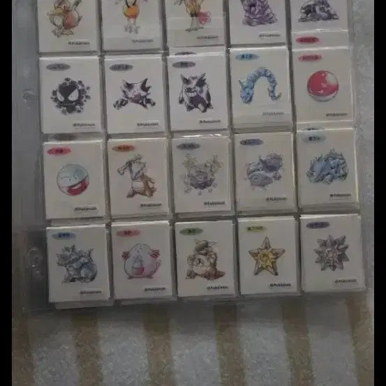 [BUNJANG] Pokemon Bread Stickers 30th Anniversary Artwork Set / 포켓몬 띠부씰 30주년 아트웍 100종세트시즌5 150종세트