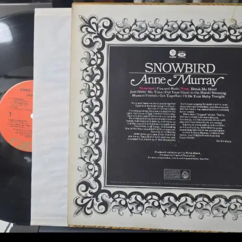 [BUNJANG] Anne Murray Snowbird 1970 Vinyl LP Record / Anne Murray 앤머레이_Snowbird_LP USA
