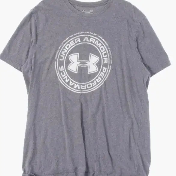 [BUNJANG] Under Armour Unisex Cotton Short Sleeve T-Shirt - Size L / UNDER ARMOUR 언더 아머 코튼 반팔 티셔츠 공용 L