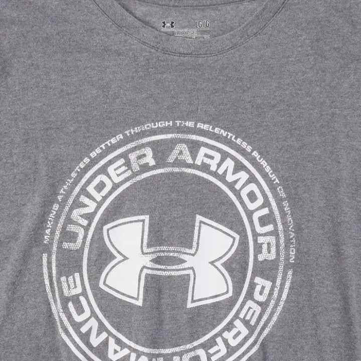 [BUNJANG] Under Armour Unisex Cotton Short Sleeve T-Shirt - Size L / UNDER ARMOUR 언더 아머 코튼 반팔 티셔츠 공용 L