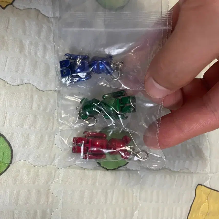 [BUNJANG] Chogokin Bearbrick 50% Set (Red, Green, Blue) / 베어브릭 초합금 50%