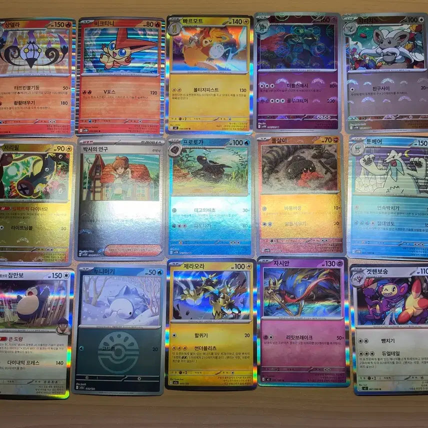 [BUNJANG] Pokemon Cards Bundle Set (55 Cards Total) / 포켓몬 카드 55장 일괄 판매해요