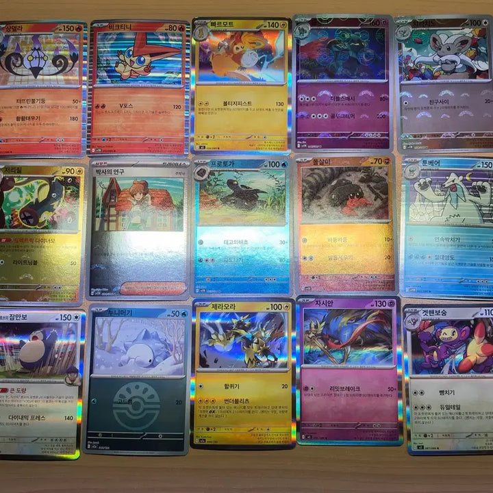 [BUNJANG] Pokemon Cards Bundle Set (55 Cards Total) / 포켓몬 카드 55장 일괄 판매해요