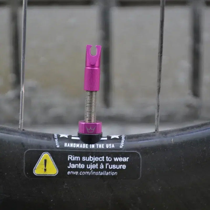 [BUNJANG] PTIS x Chris King Tubeless Valve MK.2 Punch (Pink) / 피티스 x 크리스 킹 튜브리스벨브 mk.2 펀치(핑크)