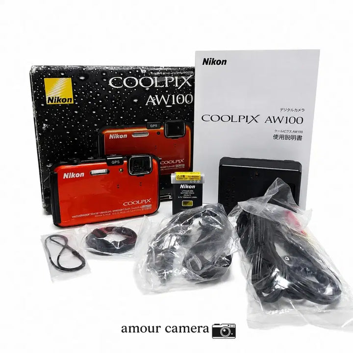 [BUNJANG] Nikon COOLPIX AW100 Waterproof Camera (Full Box) / [풀박스] 니콘 쿨픽스(COOLPIX) AW100