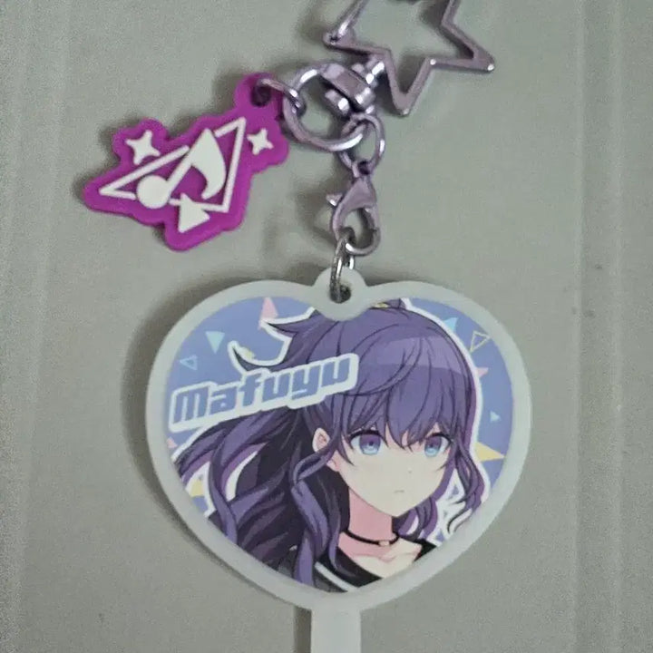 [BUNJANG] Project Sekai Asahina Mafuyu Uchiwa Keychain / 프세카 아사히나 마후유 부채키링