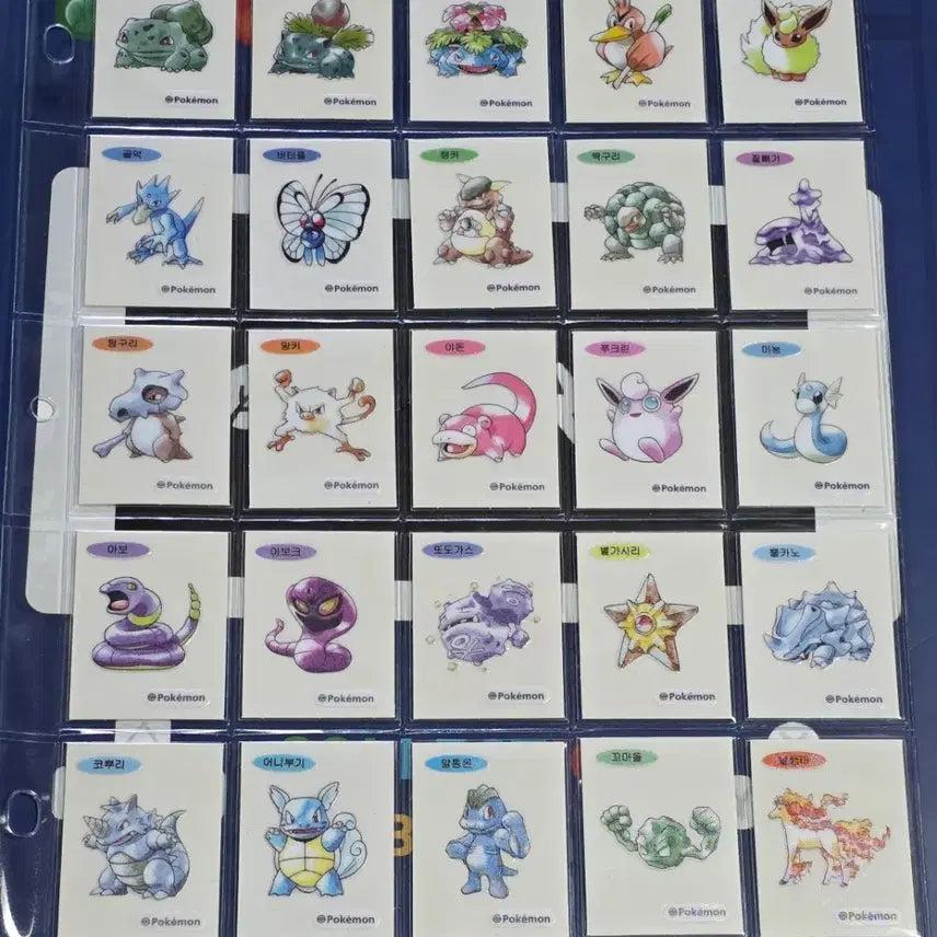 [BUNJANG] Pokemon 30th Anniversary Artwork Sticker Set / 포켓몬 30주년 아트워크 띠부씰 판매합니다^^