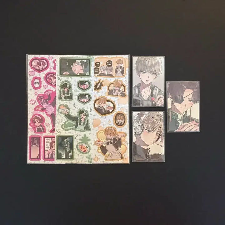 [BUNJANG] Windbreaker Stickers &amp; Photocards Bundle Set / 윈브레 윈드브레이커 비공굿 스티커 포카 일괄 양도