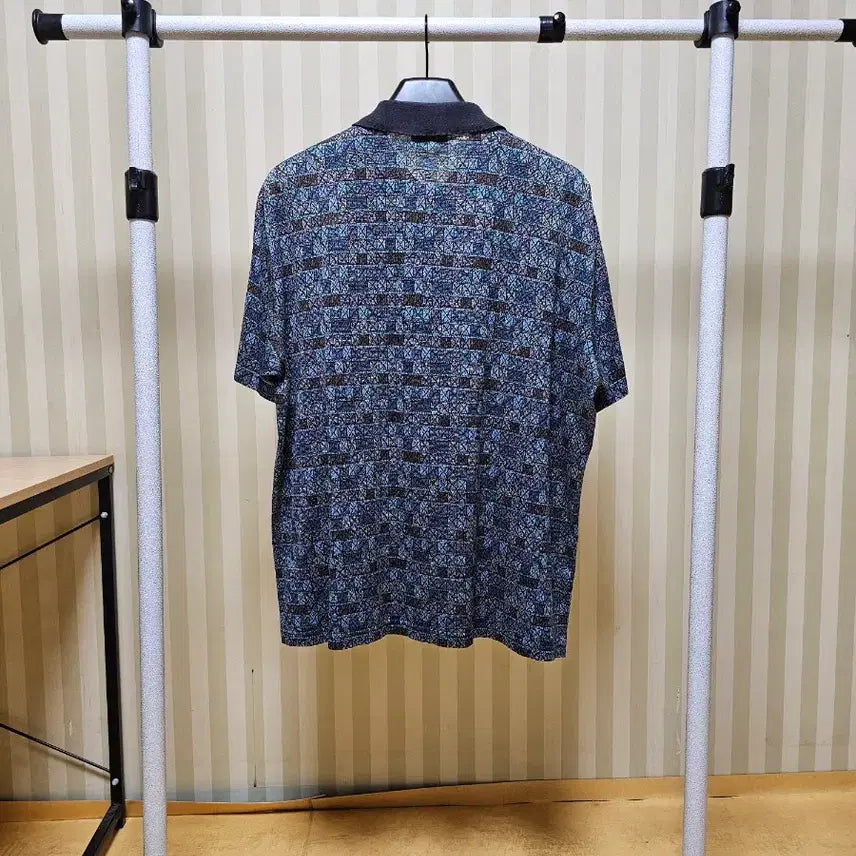 [BUNJANG] Missoni Collar Cotton T-Shirt Multi-Pattern / 미쏘니 카라 코튼 L