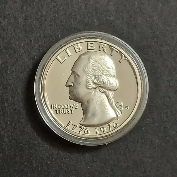 [BUNJANG] 1976 USA Bicentennial Washington Quarter Dollar "Proof" Silver Coin / (은화)미국 독립 200주년 기념주화 "프루프" 워싱턴 쿼터 달러