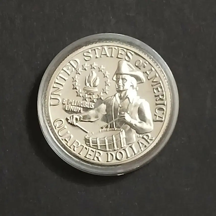[BUNJANG] 1976 USA Bicentennial Washington Quarter Dollar "Proof" Silver Coin / (은화)미국 독립 200주년 기념주화 "프루프" 워싱턴 쿼터 달러