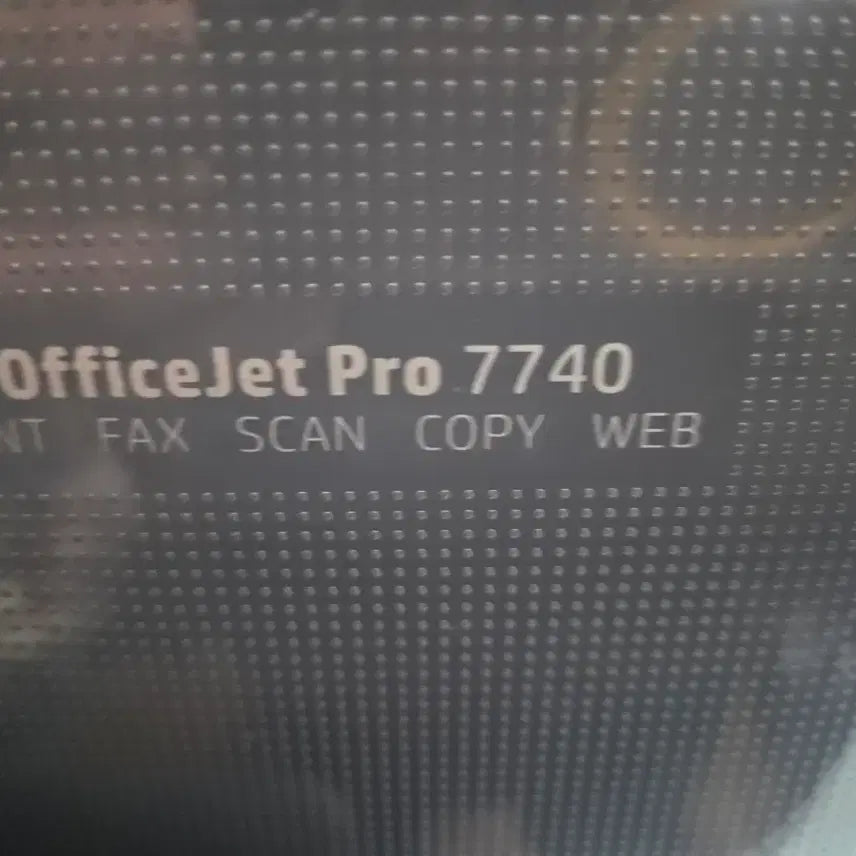 [BUNJANG] HP OfficeJet Pro 7740 A3 Multifunction Printer / hp7740 무한복합기ㅡA3,,팩스지원