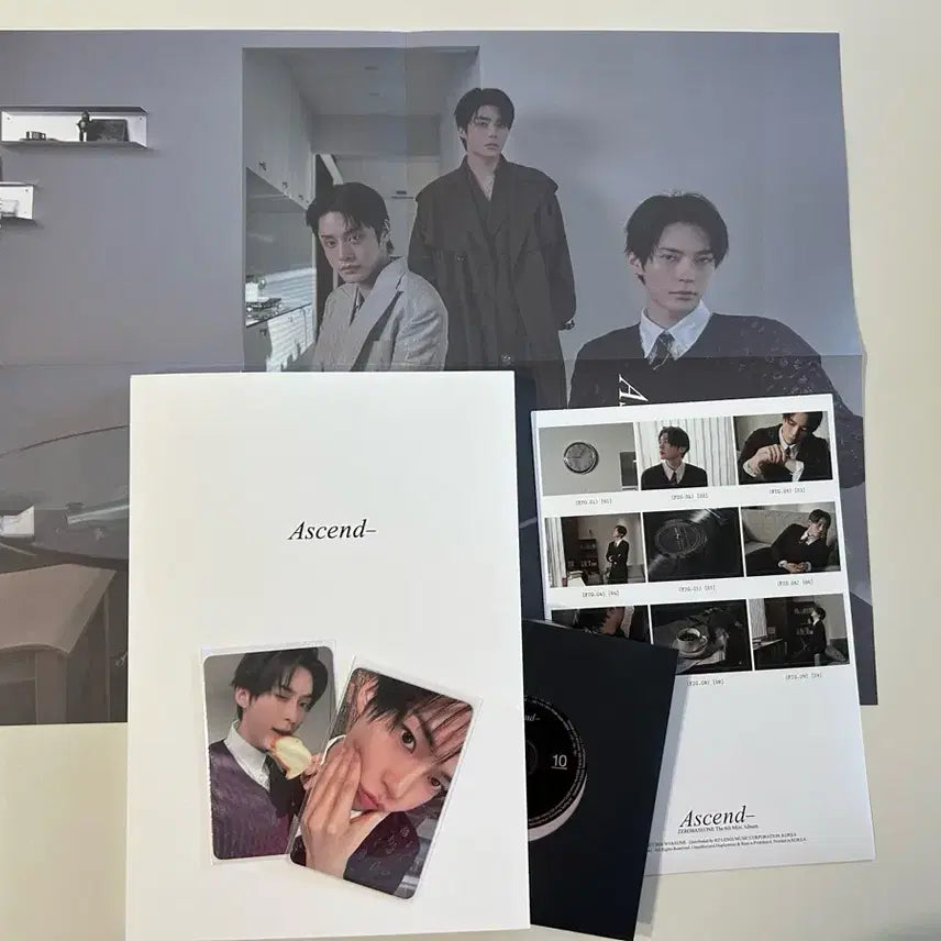 [BUNJANG] ZEROBASEONE zb1 ascend 10 Version Hanbin Unsealed Album Full Set / 제로베이스원 ascend 10 버전 한빈 개봉앨범 풀세트