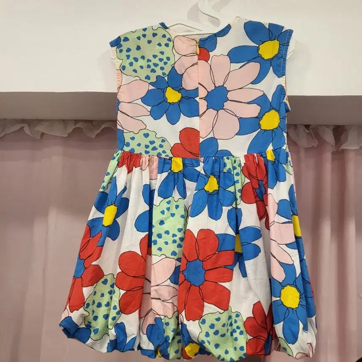 [BUNJANG] Floral Pattern Sleeveless Dress for Children / 플라워 아동패턴 민소매 원피스