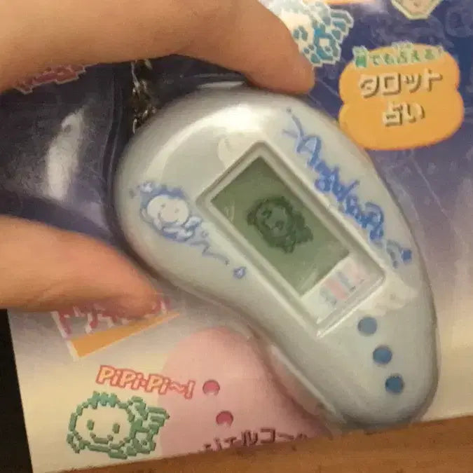 [BUNJANG] Rare 1997 Japan Vintage Tamagotchi Angelscope Game Console / 초레어! 1997년 일본 고전 다마고치 엔젤스코프 게임기 키티 똥사이즈
