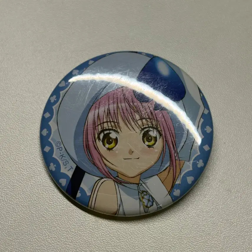 [BUNJANG] Shugo Chara! Amu Hinamori Spade Can Badge / 캐릭캐릭체인지 아무 캔뱃지 스페이드