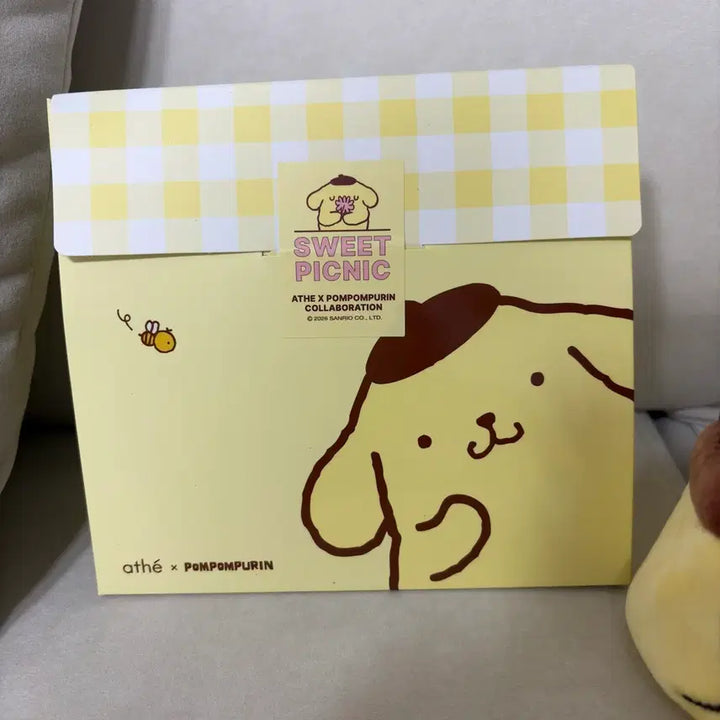 [BUNJANG] Atelier X Sanrio PomPomPurin Sun Essence + Pudding Pouch Set (Sealed) / (미개봉)아떼X산리오 폼폼푸린 선 에센스 + 푸딩파우치 세트 양도 판매