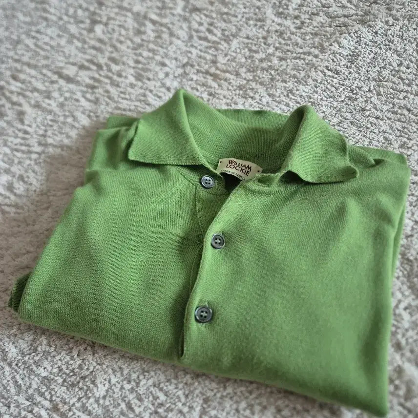[BUNJANG] William Rocky Knit Collar T-shirt Short Sleeve Size 46 / 윌리엄로키 니트 카라티 반팔 46
