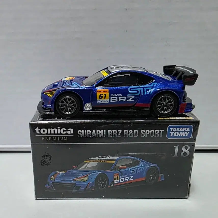 [BUNJANG] Tomica Premium Subaru BRZ Race Car 1/64 Diecast / 할인 1/64 다이캐스트 토미카 프리미엄 BRZ 레이스카