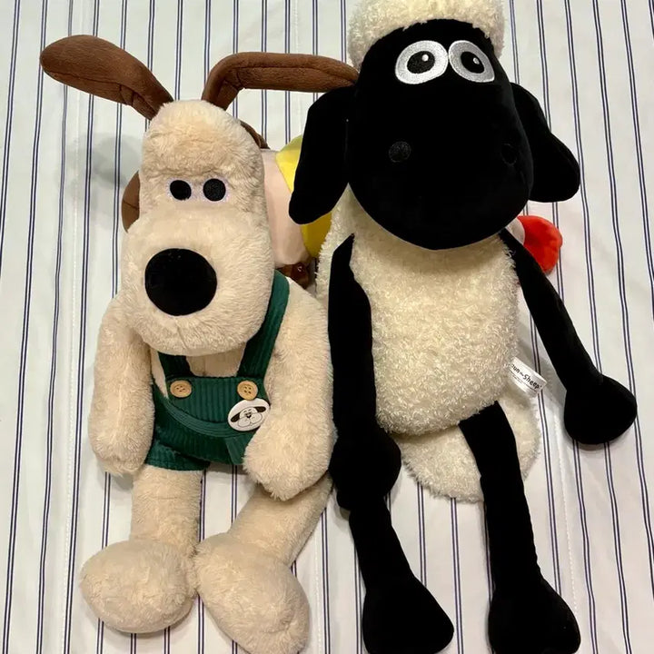 [BUNJANG] Wallace &amp; Gromit Sheep Plush Toy Set / 월레스와 그로밋 양 인형 세트