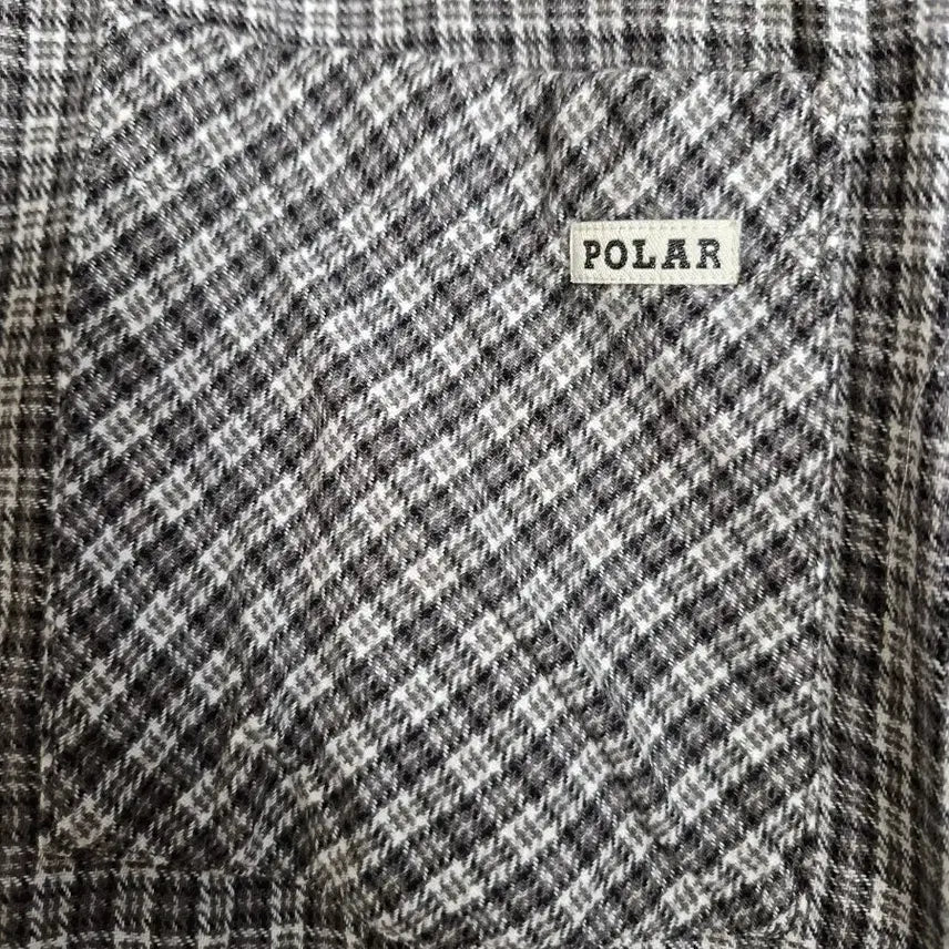 [SOLD OUT] 폴라스케이트 미첼 체크 셔츠 L 그레이