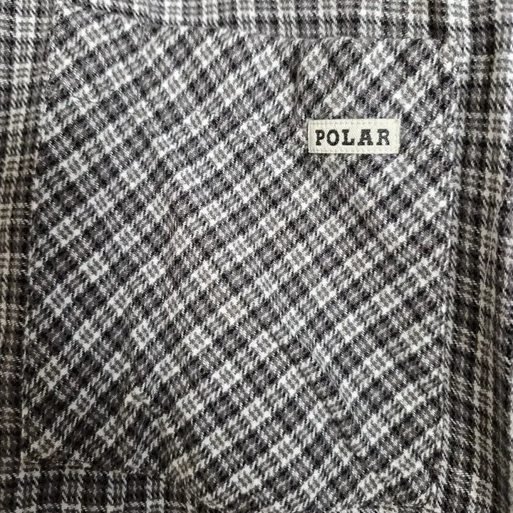 [SOLD OUT] 폴라스케이트 미첼 체크 셔츠 L 그레이