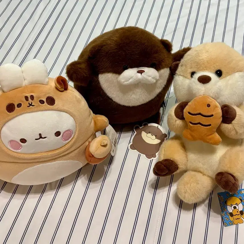 [BUNJANG] Otter Plush Doll Bundle Set / 수달 인형 일괄