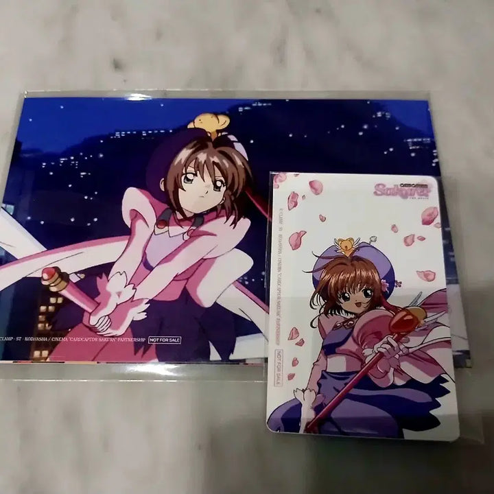 [SOLD OUT] (셋)극장판 카드캡터 체리 사쿠라 특전 4주차 스티커 엽서
