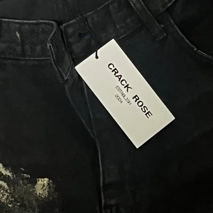 [SOLD OUT] 크랙로즈 SPLATTER DENIM PANTS