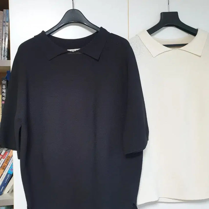 [BUNJANG] SJYP Open Collar Short Sleeve Knit / sjsj오픈카라니트