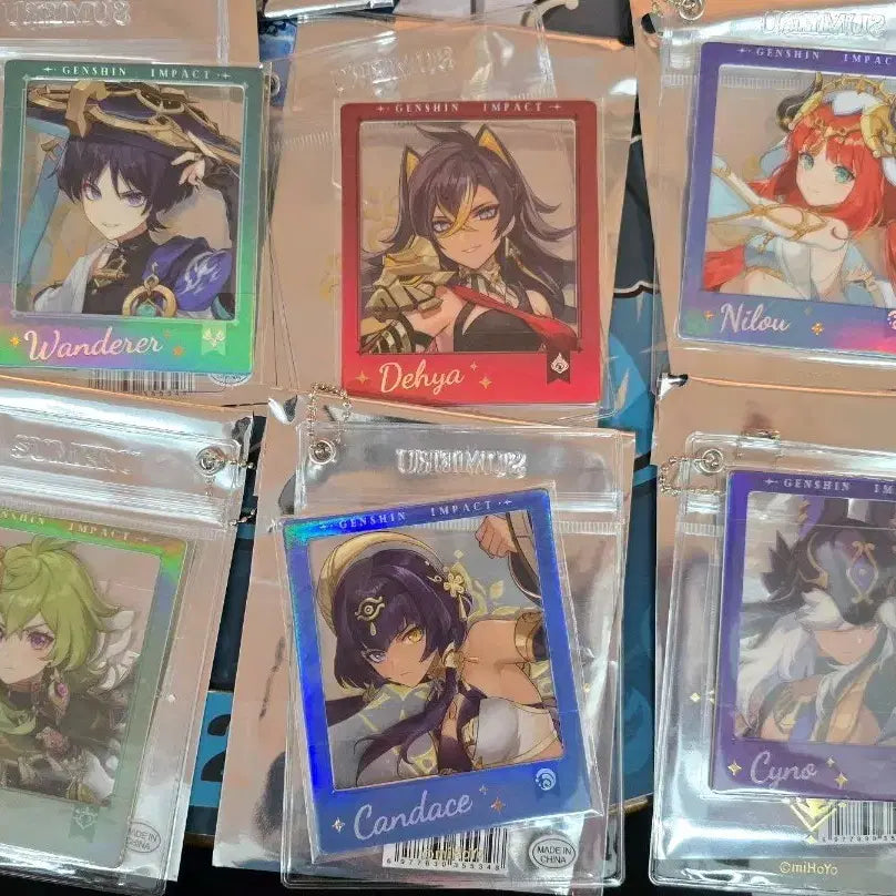 [BUNJANG] Genshin Cafe Sumeru Transparent Polaroid Bundle Set / 원신카페 수메르 투명 폴라로이드 일괄판매