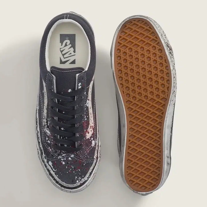 [BUNJANG] Vans Premium Old Skool 36 Paint Splatter Charcoal Grey / [275]반스 프리미엄 올드스쿨 36 페인트 스플래터 차콜 그레이