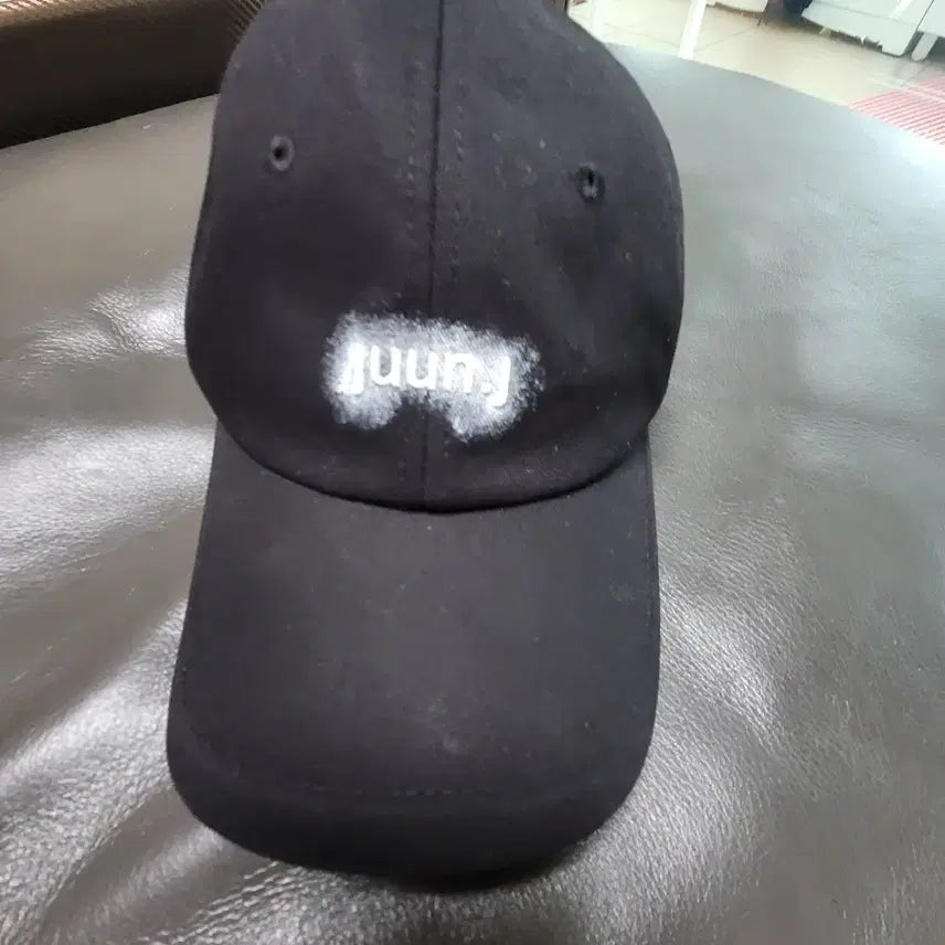 [BUNJANG] Juun.J Cotton 100% Black Cap / 준지볼캡