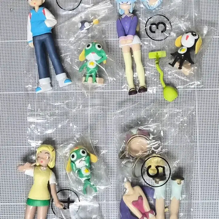 [BUNJANG] Keroro C-Model Figures Set (4 Types) / 케로로 c-model 피규어 4종 우주 한별 앙골 모아 타마마