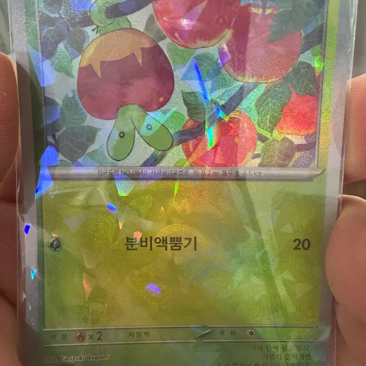 [BUNJANG] Parasitic Bug Master Ball Holo Card / 과사삭벌레 마스터볼 홀로카드