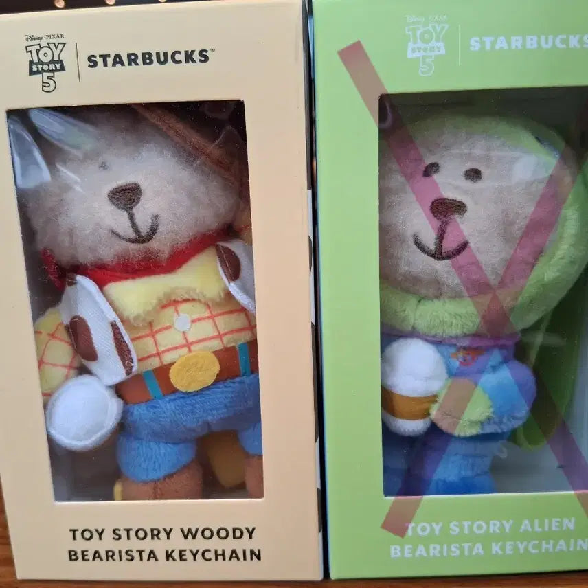 [BUNJANG] Starbucks Toy Story Woody Bearista Keyring / 스타벅스 토이 스토리 우디 베어리스타 키링 키체인