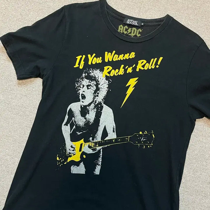 [BUNJANG] Hysteric Glamour AD/DC Band T-Shirt / 히스테릭 글래머 AD/DC 티셔츠