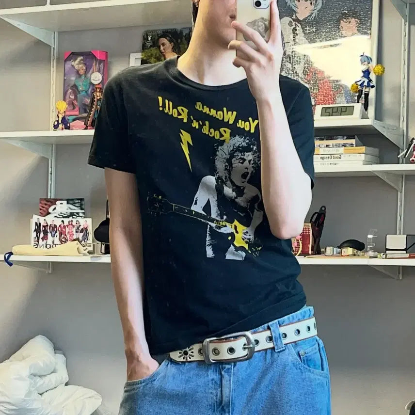 [BUNJANG] Hysteric Glamour AD/DC Band T-Shirt / 히스테릭 글래머 AD/DC 티셔츠