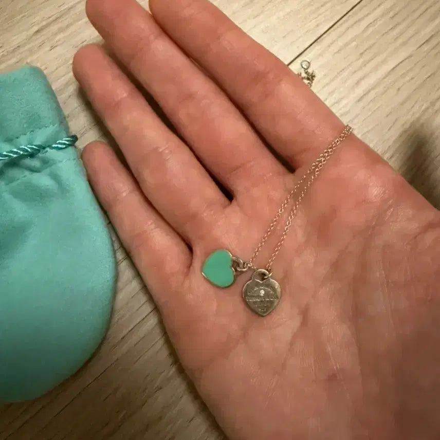 [BUNJANG] Tiffany &amp; Co. Return to Tiffany Diamond Heart Necklace / (정품)티파니앤코 리턴투 다이아 목걸이